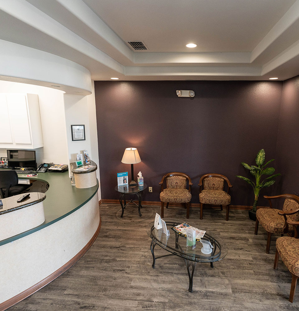 inside shot of dental center